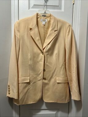 Talbots yellow Beige Tailored Blazer